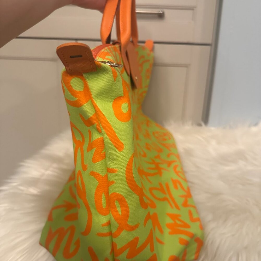 Jeremy Scott x Longchamp LePliage Zodiac (2015) Worn by Miley Cyrus | Pre-Loved♡ - Picture 5 of 10